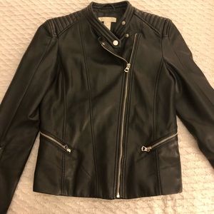 H&M leather moto jacket